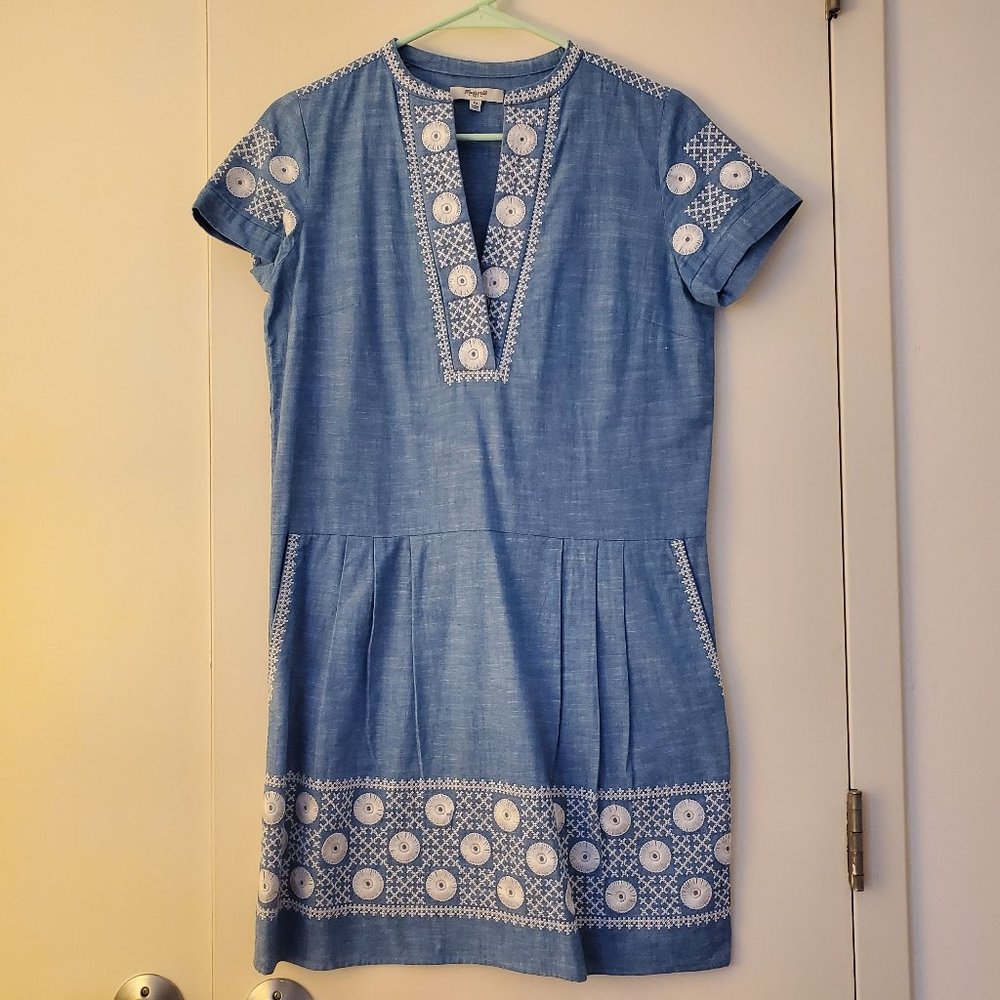 ⚡️CLEARANCE⚡️Madewell Chambray Dress Size 0